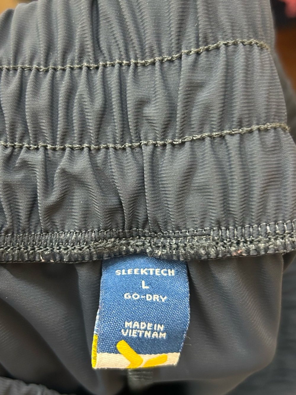 Old Navy Sleektech Go Dry Blue Athletic Joggers - Size L - Picture 4 of 5